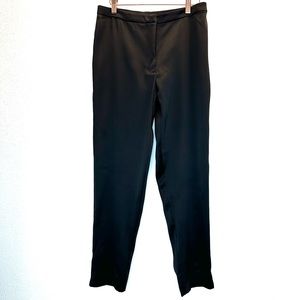 NWT Vintage Express World Brand Black Satin Pant